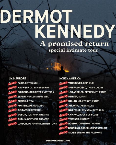 Dermot Kennedy Amsterdam Tickets, AFAS Live, Amsterdam, 27 May 2026 ...