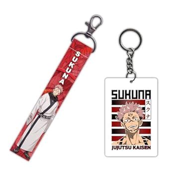 SIGNOOGLE Sukuna Keychain for Bike Gift | Anime Jujutsu Kaisen Key ...