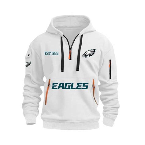 Eagles Est 1933 Quarter Zip Hoodie 2025 - Nouvette