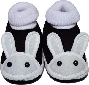 Mynekids Rabbit style Soft Booties 0-12 Months booties -RK66-Black ...