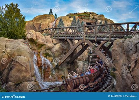 People Enjoying Seven Dwarf Mine Train in Magic Kingdom at Walt Disney ...