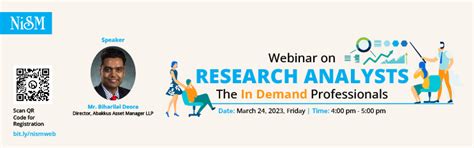 Webinar - Research Analysts : The In Demand Professionals - National ...
