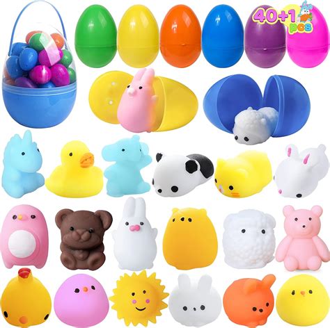 JOYIN 40 Pcs Mochi Squishy Prefilled Easter Eggs | Ubuy India