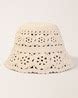 Buy Maje Crochet Bucket Hat | White Color Women | AJIO LUXE
