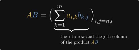 Image result for Matrix Multiplication Sigma Notation