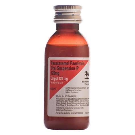 CALPOL 120mg - 60ml Suspension