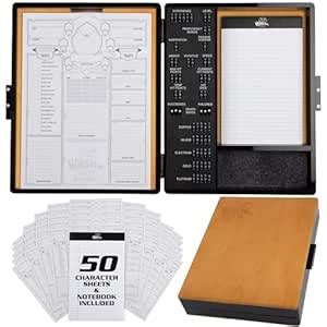 Monster Wooden Deluxe RPG Stat Tracker Case- Keep Track of Character ...