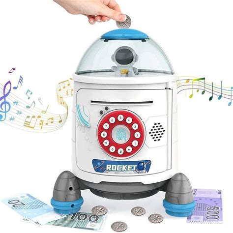 BAREPEPE Premium Piggy Bank For Kids Electronic Atm Money Bank With ...