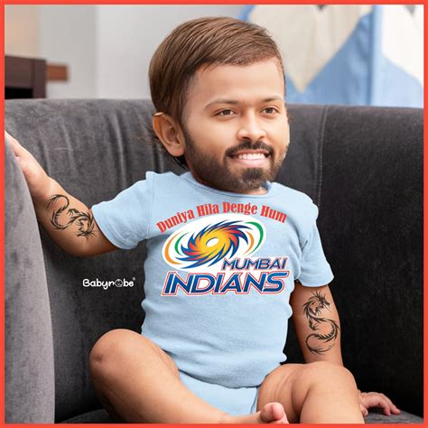 Duniya Hila Denge Mumbai Indians – Baby robe by namro