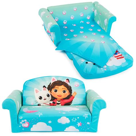 Buy marshmallow Furniture, Gabby's Dollhouse 3-in-1 Slumber Sofa Baby ...