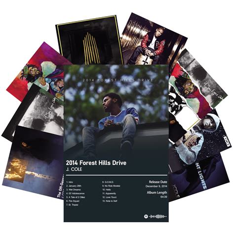 Buy J Cole Rapper s Album Cover s for Room Aesthetic HD Print Music ...
