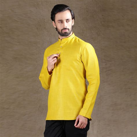 Buy Short Kurta for Men's Online – AjayArvindbhaiKhatri
