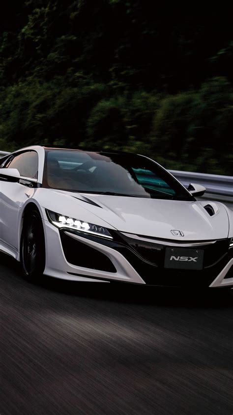 Download wallpaper 938x1668 honda, nsx, movement, side view iphone 8/7 ...