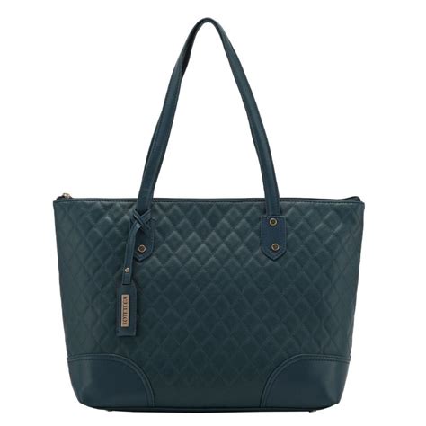 Buy Toteteca Quilted Shoulder Bag Female Blue Online