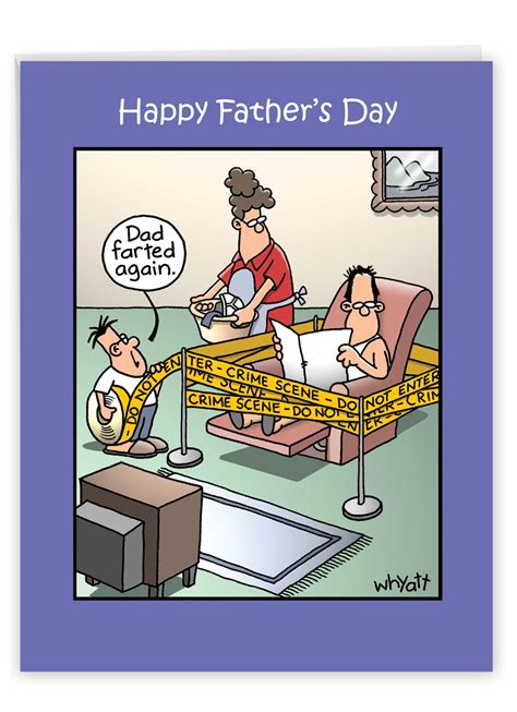 1 Jumbo Funny Happy Father's Day Greeting Card (8.5 x 11 Inch) - Dad ...