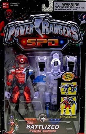 Buy Power Rangers S.P.D. - Red Power Ranger with White Morph Armor into ...