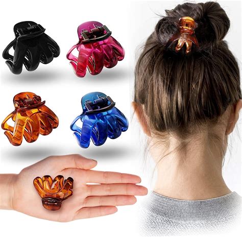 Sanas 1 Pc Hair Clutcher Small Size Octopus Clutchers Transparent ...