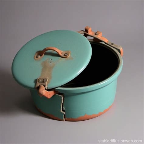 Divided Hinged Plant Pot | Stable Diffusion Online