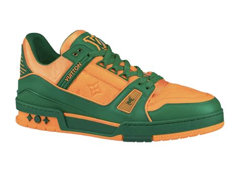 Louis Vuitton Trainer Green Orange – Kicks Machine