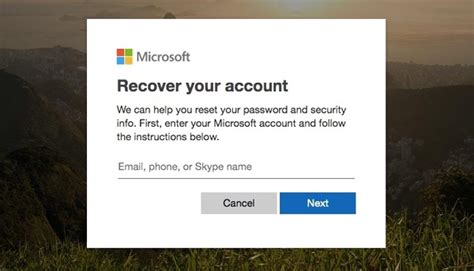 Image result for Microsoft Password Recovery