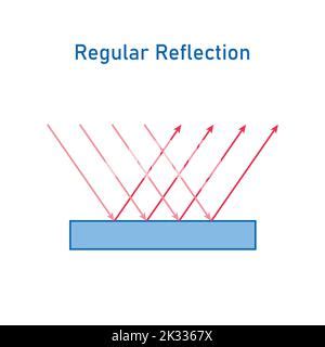 Image result for Regular and Diffuse Reflection