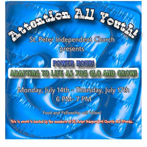 Power Hour!!! Adapting to Life as you Glo and Grow!, 15394 Hwy 432 ...