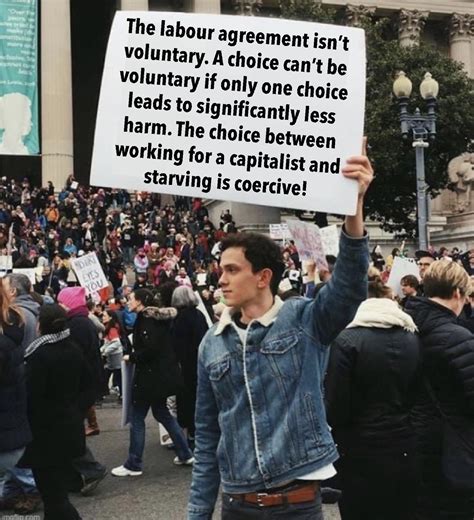 The claim of it being voluntary serves to stop workers from wanting democratic control of the ...