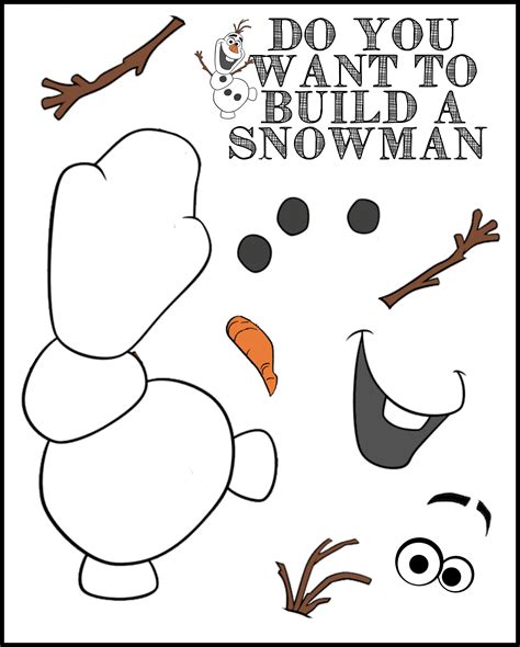 Olaf Snowman Card - DIY Christmas Craft