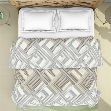 Buy Spaces Blockbuster Grey Printed Cotton Double Bed Quilt - 224X270Cm ...