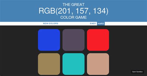 Color Game in Android Code 的图像结果