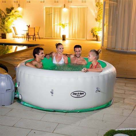 Best Inflatable Hot Tub Review Blow Up Portable Hottub