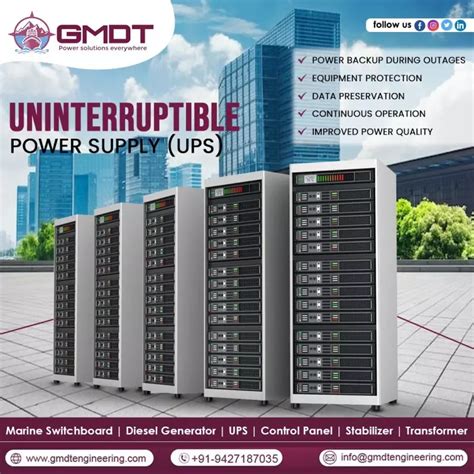 UPS (Uninterruptible Power Supply) Supplier In Daman - GMDT Marine ...