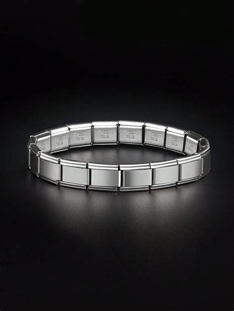 1pc Simple Stainless Steel Bangle | SHEIN USA