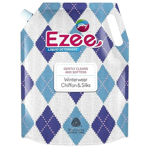 Godrej Ezee Liquid Detergent 2 kg Pouch for Winter-wear, Added ...