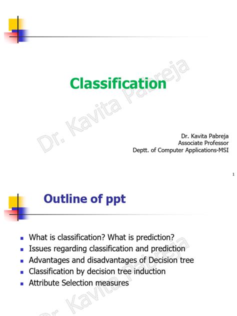 Image result for Classification in Data Mining PDF