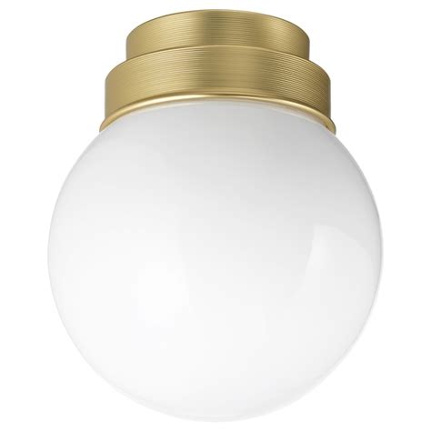 FRIHULT Ceiling/wall lamp, brass-colour - IKEA