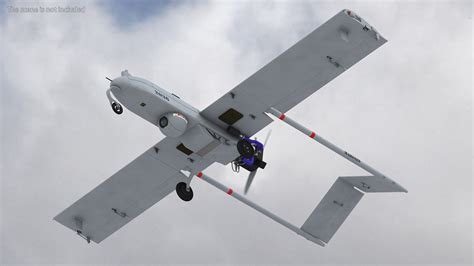 Unmanned Aerial Vehicle UAV Drone AAI RQ 7 Shadow 3D model | 3D Molier ...