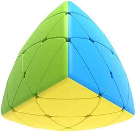 NewFun Qiyi Mastermorphix Stickerless High Speed Pyramid Cube 3X3 Magic ...