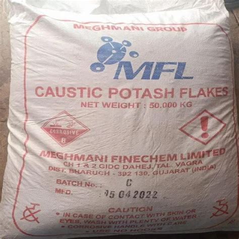 Caustic Potash Flakes - Caustic Potash Flakes Potassium Hydroxide ...