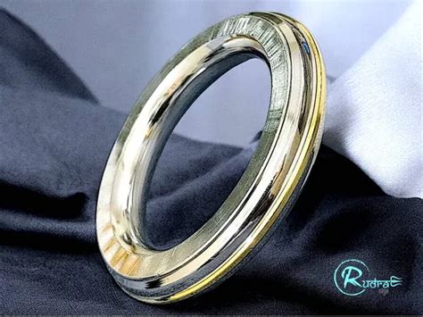Rudra Rage STAINLESS STEEL 300 GMS HEAVY ROUND DESIGNER 16 MM WIDTH ...