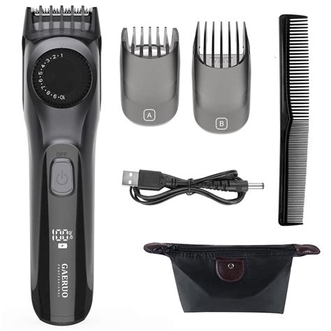 Beard Trimmer for Men, Professional Adjustable Hair Trimmer Kit With ...