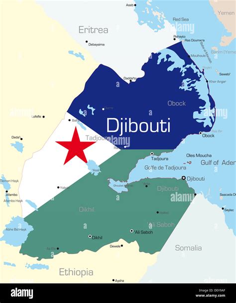 Map djibouti somalia border hi-res stock photography and images - Alamy