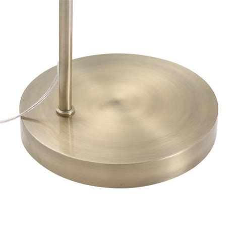 Lindby Lennart arc floor lamp, antique brass, metal, 183 cm | Lights.co.uk