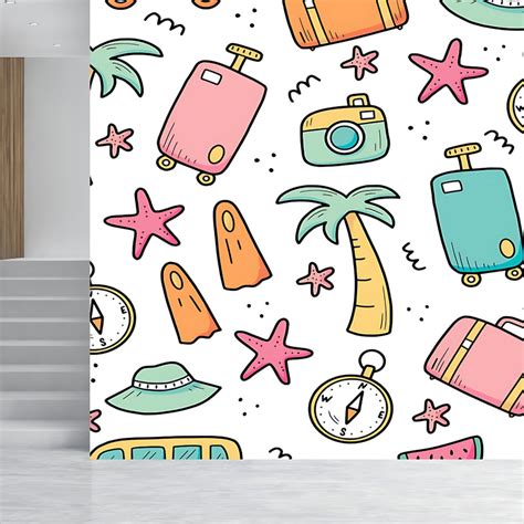 Hand Drawn Pattern Wallpaper – Myindianthings