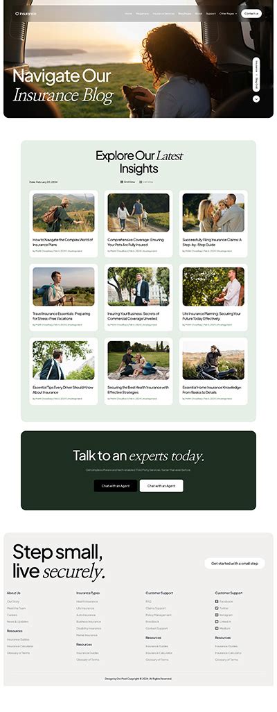 Image result for Insurance Content Layout
