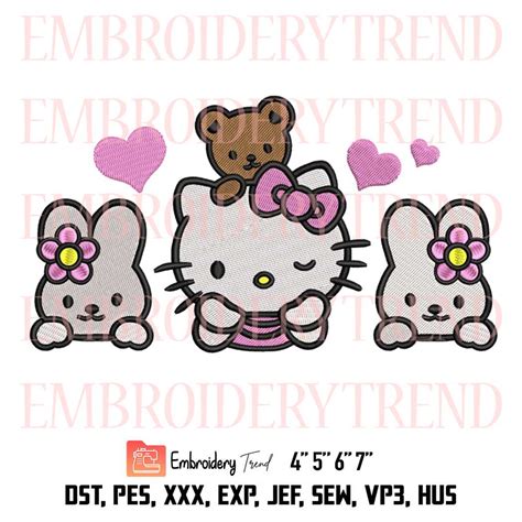 Hello Kitty Embroidery - Embroidery Files
