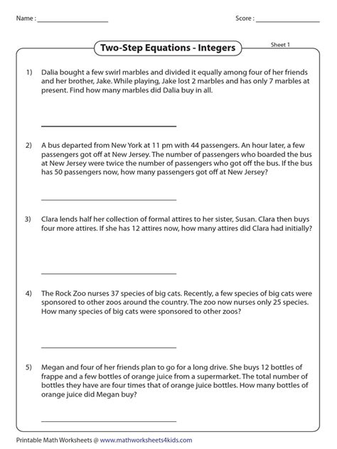 Image result for Solving a Two Step Equation with Integers