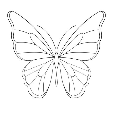 Free butterfly coloring pages for kids adults – Artofit