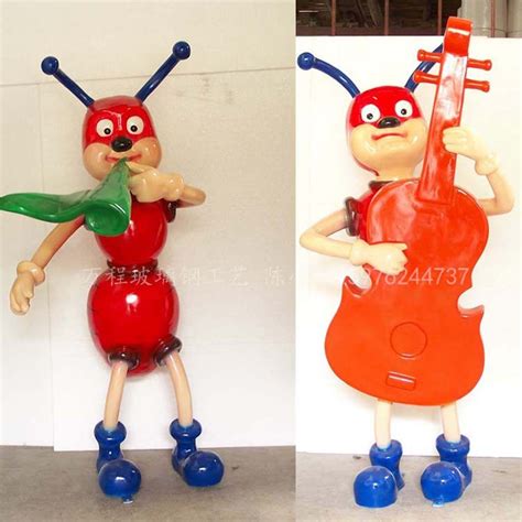 广东玻璃钢厂家直销户外园林景观小品蚂蚁乐队雕塑卡通昆虫造型-阿里巴巴