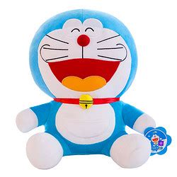 正版哆啦a梦公仔叮当猫玩偶布娃娃机器猫毛绒玩具蓝胖子创意礼物多少钱-什么值得买